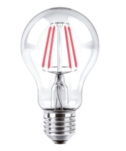 FILAMENTO LED A60 COLOR ROJO 4W