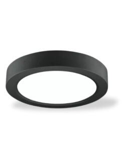 PLAFON DE APLICAR 18W CIRCULAR NEGRO 3000K