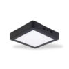 PLAFON DE APLICAR 18W CUADRADO NEGRO 3000K