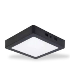 PLAFON DE APLICAR LED 24W CUADRADO NEGRO 6000K