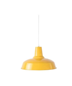 COLGANTE METALICO AMARILLO MICOTEXTURADO