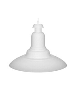 COLGANTE METALICO 37CM BLANCO MICROTEXTURADO