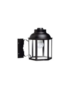 FAROL EXAGONAL NEGRO
