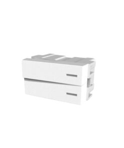 2 INTERRUPTOR 2 1/2 MODULO PLATINUM BLANCO