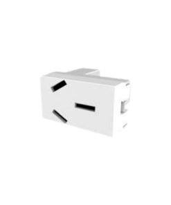 TOMACORRIENTE 20AMP. PLATINUM BLANCO