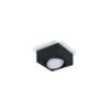 PLAFON MOVIL 145*145 AR111 NEGRO