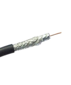 CABLE COAXIL BLANCO/NEGRO RG06/DTV