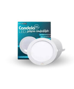 CANDELA PLAFON REDONDO EMBUTIDO 18W LUZ FRIA
