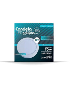 CANDELA PLAFON LED REDONDO EXTERIOR 6W FRIA