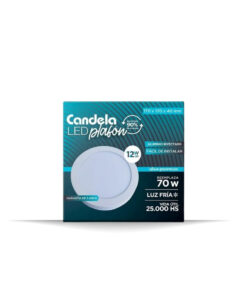 CANDELA PLAFON LED REDONDO EXTERIOR 24W FRIO