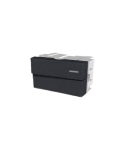 1 INTERRUPTOR 1 1/2 MODULO PLATINUM NEGRO
