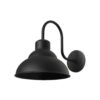 APLIQUE PANTALLA METAL 22CM TIPO GALPONERA NEGRO