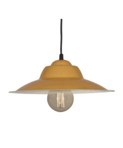 COLGANTE DE CHAPA 32 CM AMARILLO