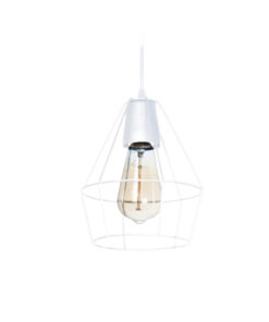 COLGANTE JAULA MINI DIAMANTE BLANCO