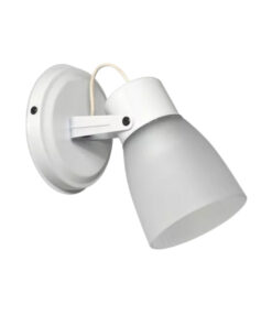 APLIQUE 1 LUZ BASE REDONDA BLANCO
