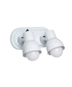 APLQIUE 2 LUCES BASE OVAL BLANCO