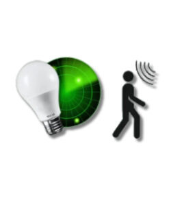 LAMPARA LED 9W C/ SENSOR  6500K